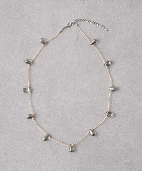 Omekashi（オメカシ）の「ミニストーンチョーカー（ネックレス・レディース・ホワイト/ブラック・ONE SIZE）」の7枚目の写真