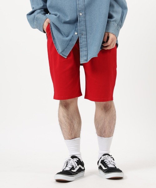 Relation(リレーション)の「ストレッチチノショートパンツ(チノパンツ・メンズ・ベージュ/ネイビー/オリーブ/グレー/ブラック/ホワイト/チャコールグレー/レッド・M/XL/XXL/S/L)」の8枚目の写真