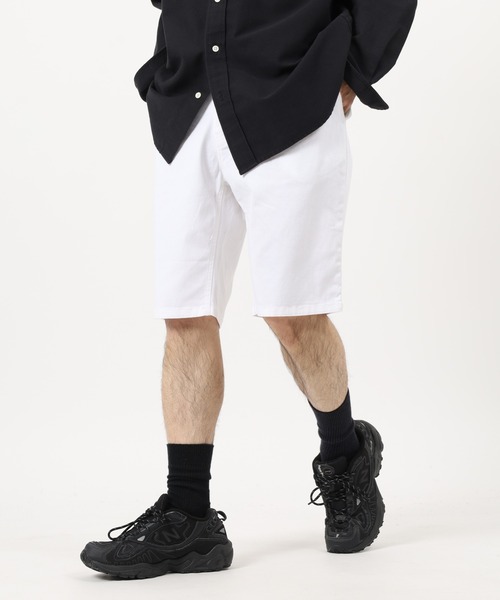 Relation(リレーション)の「ストレッチチノショートパンツ(チノパンツ・メンズ・ベージュ/ネイビー/オリーブ/グレー/ブラック/ホワイト/チャコールグレー/レッド・M/XL/XXL/S/L)」の1枚目の写真