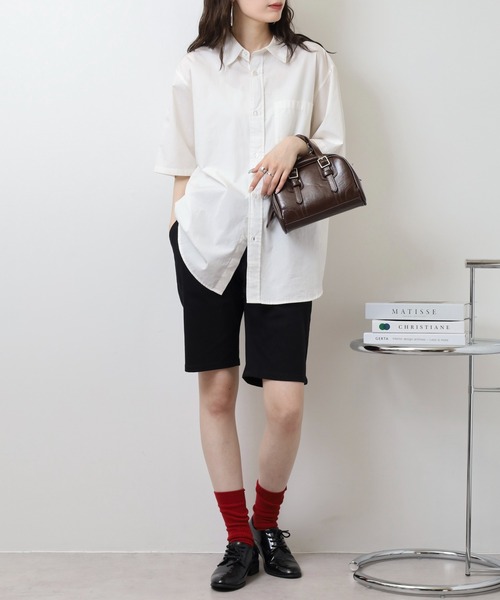 Relation(リレーション)の「ストレッチチノショートパンツ(チノパンツ・メンズ・ベージュ/ネイビー/オリーブ/グレー/ブラック/ホワイト/チャコールグレー/レッド・M/XL/XXL/S/L)」の11枚目の写真