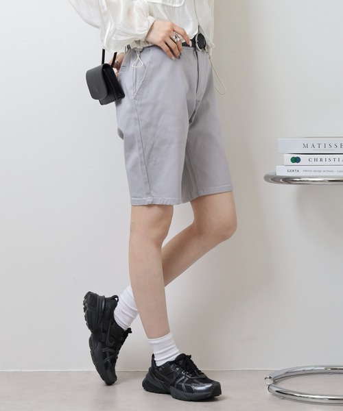 Relation(リレーション)の「ストレッチチノショートパンツ(チノパンツ・メンズ・ベージュ/ネイビー/オリーブ/グレー/ブラック/ホワイト/チャコールグレー/レッド・M/XL/XXL/S/L)」の14枚目の写真