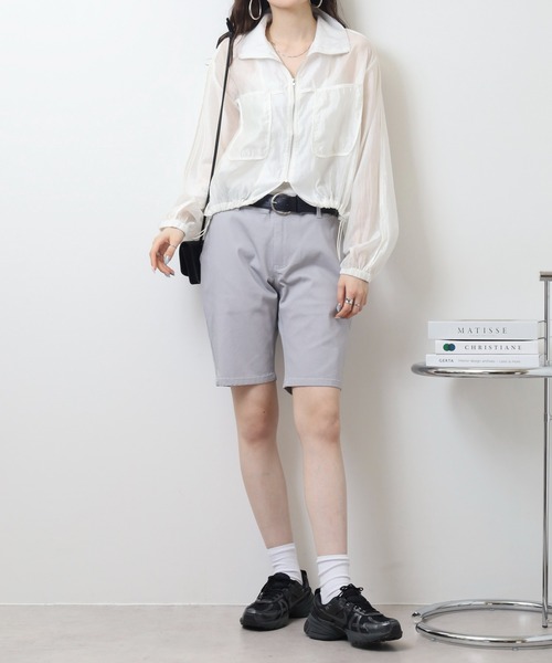 Relation(リレーション)の「ストレッチチノショートパンツ(チノパンツ・メンズ・ベージュ/ネイビー/オリーブ/グレー/ブラック/ホワイト/チャコールグレー/レッド・M/XL/XXL/S/L)」の15枚目の写真