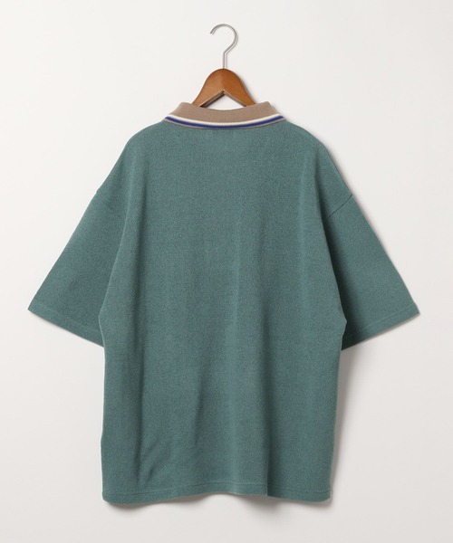 niko and...（ニコアンド）の「ドライタッチレトロラインポロ（ポロシャツ・メンズ・ネイビー/ライトグリーン/アイボリー・MEDIUM/LARGE）」の15枚目の写真