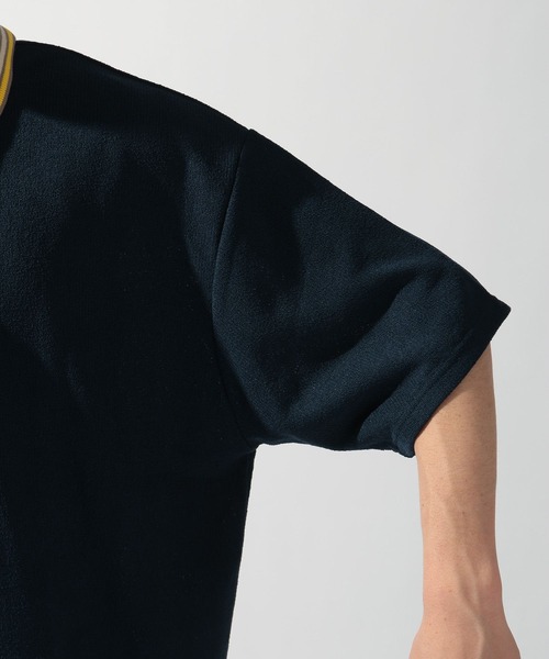 niko and...（ニコアンド）の「ドライタッチレトロラインポロ（ポロシャツ・メンズ・ネイビー/ライトグリーン/アイボリー・MEDIUM/LARGE）」の20枚目の写真