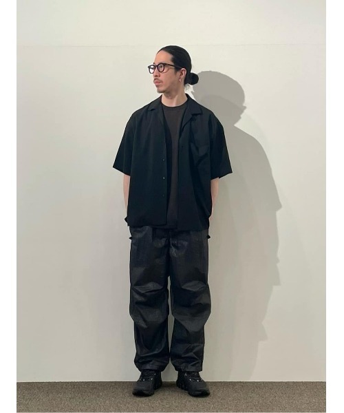 onegravity(ワングラビティ)の「onegravity / ショートスリーブ オーバーレイヤーシャツ(シャツ/ブラウス・メンズ・ブラック/ベージュ・SMALL/MEDIUM/LARGE/X-LARGE)」の15枚目の写真