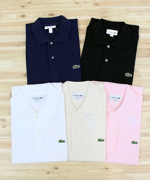 LACOSTE(ラコステ)の「LACOSTE ワンポイント 鹿の子 半袖ポロシャツ L.12.12(ポロシャツ・メンズ・ホワイト/ナチュラル/ピンク/ネイビー/ブラック・4/3/5)」の6枚目の写真