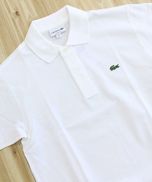 LACOSTE(ラコステ)の「LACOSTE ワンポイント 鹿の子 半袖ポロシャツ L.12.12(ポロシャツ・メンズ・ホワイト/ナチュラル/ピンク/ネイビー/ブラック・4/3/5)」の8枚目の写真
