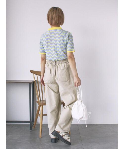 ehka sopo（エヘカソポ）の「ボタンアジャストパンツ（その他パンツ・レディース・カーキ/チャコールグレー/ベージュ・F）」の8枚目の写真