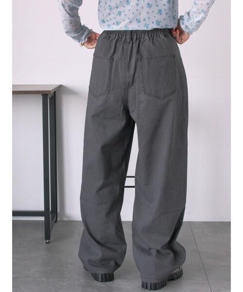 ehka sopo（エヘカソポ）の「ボタンアジャストパンツ（その他パンツ・レディース・カーキ/チャコールグレー/ベージュ・F）」の21枚目の写真