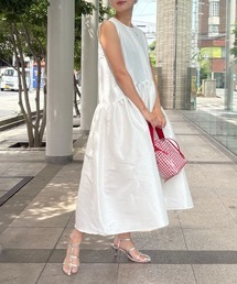 pufe（ピュフェ）の「【pufe】シャイニーフレアワンピース（ワンピース）」