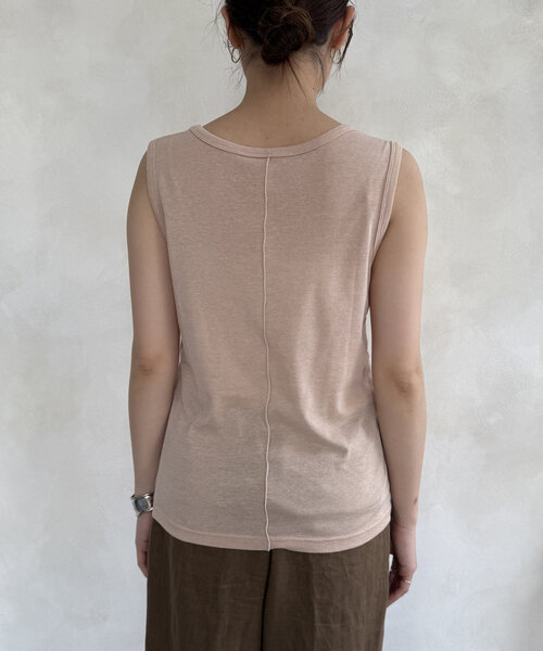 DouDou（ドゥドゥ）の「ラメタンク（Tシャツ/カットソー・レディース・グレー/シルバー/ピンク・FREE）」の22枚目の写真