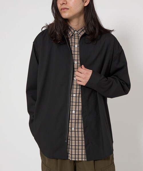 ブラウスジャケット SLY | FRONT ZIP BACK OPEN ブラウス (シャツ・ブラウス ) |SHEL