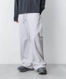 ATTACHMENT | コットン ストレッチテリー 3Dワイドトラウザーズ / CO STRECH TERRY 3D WIDE TROUSERS(スウェットパンツ)