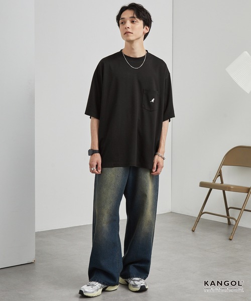 ゴールデンボンバー ドM Tシャツ 白(L)新品未使用 お値下げ不可 KANGOL/カンゴール 別注 ロゴ ワンポイント刺繍オーバーサイズ