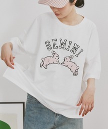 うさぎ相良刺繍Tシャツ