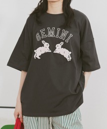 うさぎ相良刺繍Tシャツ