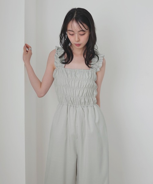 セール】フリルオールインワン（つなぎ/オールインワン）｜LIAN