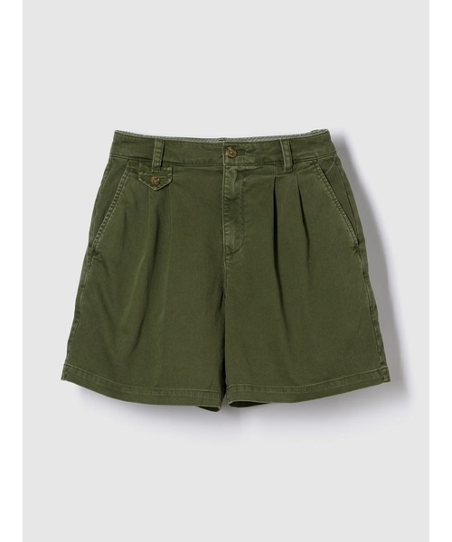 GAP（ギャップ）の「6インチ ミッドライズ ツイル プリーツ トラウザーショートパンツ（その他パンツ・レディース・カーキ/ベージュ・2/0/00/4/6/8/10/000）」の13枚目の写真