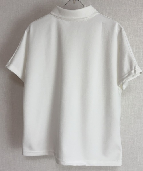 shoppinggo（ショッピングゴー）の「ハートボタン ポロシャツ（Tシャツ/カットソー・レディース・ホワイト・M/L）」の6枚目の写真