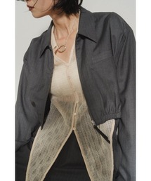 Knuth Marf | stripe shirt blouson(ブルゾン)