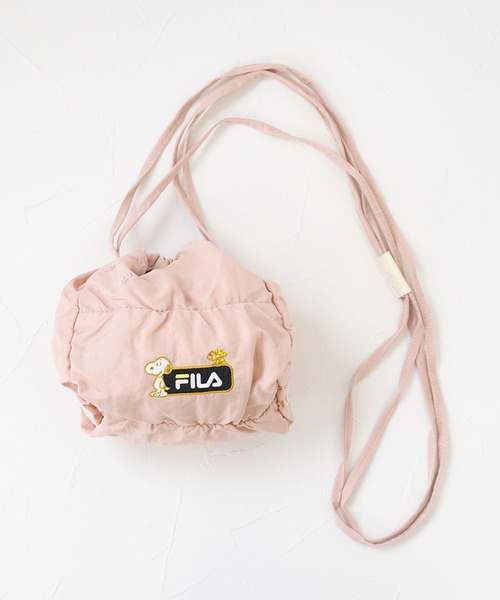 PEANUTS(ピーナッツ)の「【FILA】PEANUTS クシュクシュミニショルダーバッグ/ピーナッツ/コラボ(ショルダーバッグ・レディース・オフホワイト/ピンク/ブラック・FREE)」の3枚目の写真