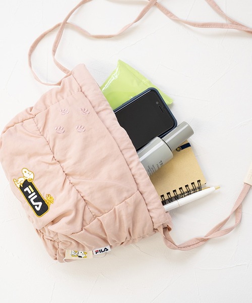 PEANUTS(ピーナッツ)の「【FILA】PEANUTS クシュクシュミニショルダーバッグ/ピーナッツ/コラボ(ショルダーバッグ・レディース・オフホワイト/ピンク/ブラック・FREE)」の10枚目の写真