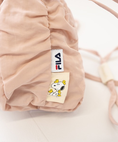 PEANUTS(ピーナッツ)の「【FILA】PEANUTS クシュクシュミニショルダーバッグ/ピーナッツ/コラボ(ショルダーバッグ・レディース・オフホワイト/ピンク/ブラック・FREE)」の13枚目の写真