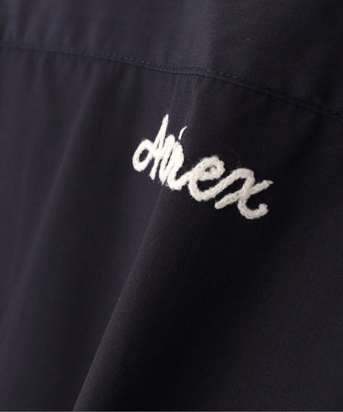 AVIREX（アヴィレックス）の「《WEB&DEPOT限定》ZIP UP WORK SHIRT "25" / ジップアップ ワーク半袖シャツ / AVIREX / アヴィレックス（シャツ/ブラウス・メンズ・ネイビー/ホワイト/オリーブ・MEDIUM/LARGE/X-LARGE/XX-LARGE）」の15枚目の写真