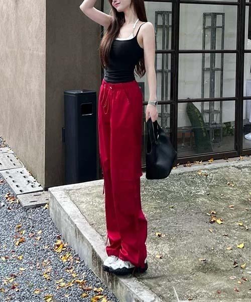 gossip!ロサンゼルス(ゴシップロサンゼルス)の「レイヤリングデザインキャミソール(キャミソール・レディース・ホワイト/グリーン/ブラック/ダークグレー・FREE)」の12枚目の写真