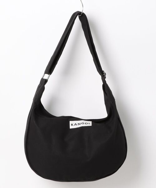 KANGOL(カンゴール)の「【 KANGOL / カンゴール 】 ビッグ キャンバス ショルダーバッグ(ショルダーバッグ・メンズ・オフホワイト/ホワイト系その他/ブラック・FREE)」の4枚目の写真
