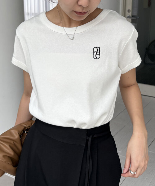 CAPRICIEUX LE MAGE ラウンドスリーブTシャツ CAPRICIEUX LE'MAGE tシャツ 「デイリー使いに」ラウンド