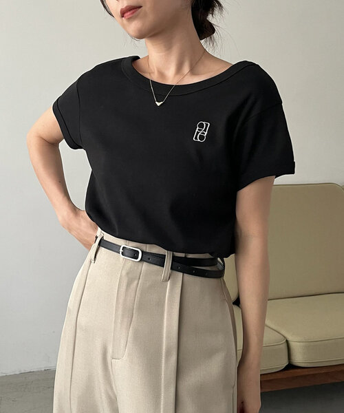 デイリー使いに◎】ラウンドスリーブTシャツ（Tシャツ
