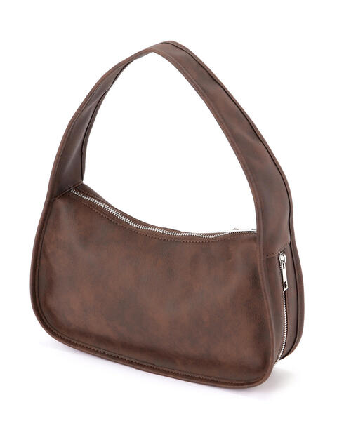 FREE'S MART（フリーズマート）の「ワンハンドルZIPバッグ（ハンドバッグ・レディース・ブラウン/ブラック・ﾌﾘ-）」の11枚目の写真