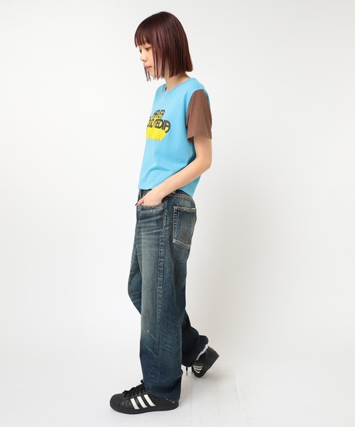 RNA(アールエヌエー)の「R4350 ビンテージジーンズ(デニムパンツ・レディース・ダークインディゴブルー/ライトインディゴブルー/インディゴブルー/ブルー系その他・MEDIUM)」の21枚目の写真