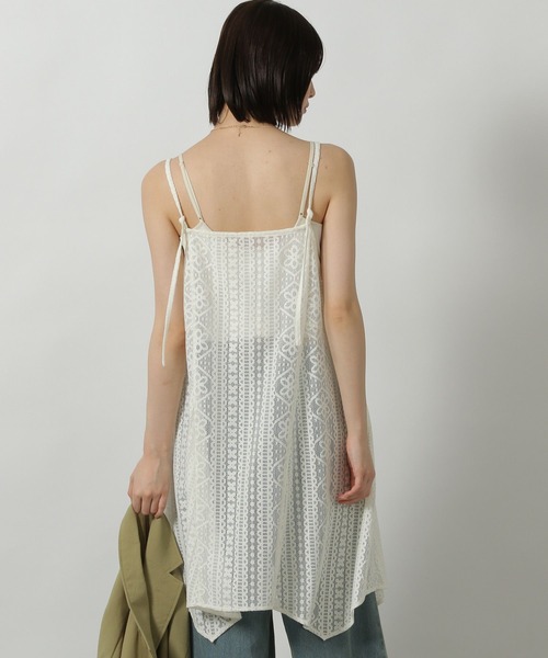 LAKOLE（ラコレ）の「2WAY総レースキャミワンピース / 498555（ワンピース・レディース・ブラウン/ブラック/アイボリー・FREE）」の12枚目の写真