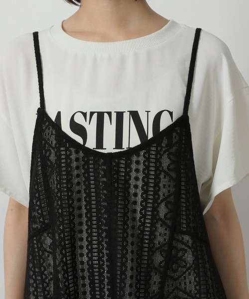 LAKOLE（ラコレ）の「2WAY総レースキャミワンピース / 498555（ワンピース・レディース・ブラウン/ブラック/アイボリー・FREE）」の18枚目の写真