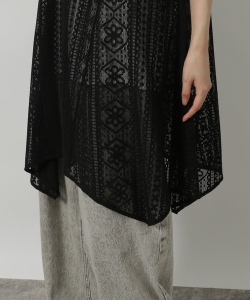 LAKOLE（ラコレ）の「2WAY総レースキャミワンピース / 498555（ワンピース・レディース・ブラウン/ブラック/アイボリー・FREE）」の20枚目の写真