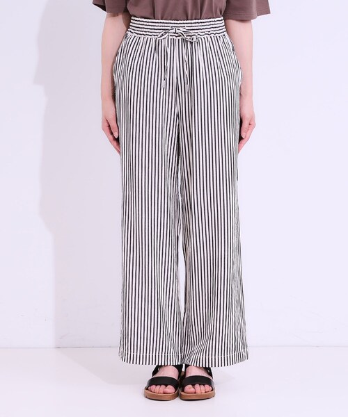 Cutie Blonde(キューティーブロンド)の「【セットアップ可能/ひんやり/吸水速乾】サッカーストライプイージーパンツ(その他パンツ・レディース・ブラウン系その他3/ネイビー系2/ブラック系2・03/02/01/04)」の17枚目の写真