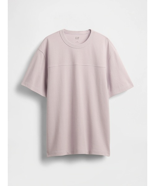 GAP(ギャップ)の「ピケ リラックスTシャツ(Tシャツ/カットソー・メンズ・ベージュ/ライトパープル/ブラック・XS/S/M/L/XL)」の7枚目の写真