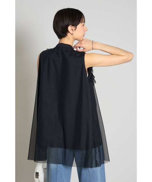 &. NOSTALGIA（アンドドットノスタルジア）の「フリルティアードブラウス（シャツ/ブラウス・レディース・アイボリー/ブラック・M）」の18枚目の写真