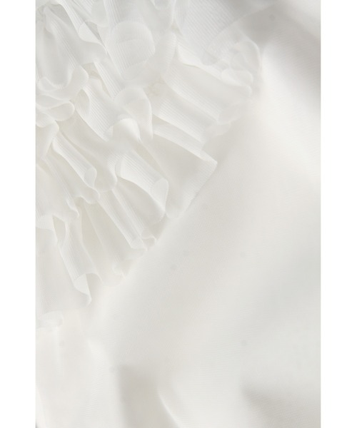 &. NOSTALGIA（アンドドットノスタルジア）の「フリルティアードブラウス（シャツ/ブラウス・レディース・アイボリー/ブラック・M）」の6枚目の写真