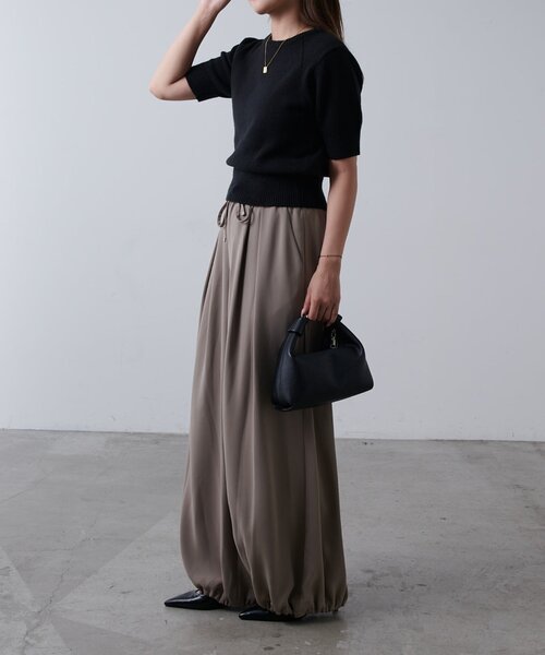 Lui's（ルイス）の「バルーンパンツ（その他パンツ・レディース・モカ/ブラック・FREE）」の8枚目の写真