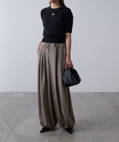 Lui's（ルイス）の「バルーンパンツ（その他パンツ・レディース・モカ/ブラック・FREE）」の13枚目の写真