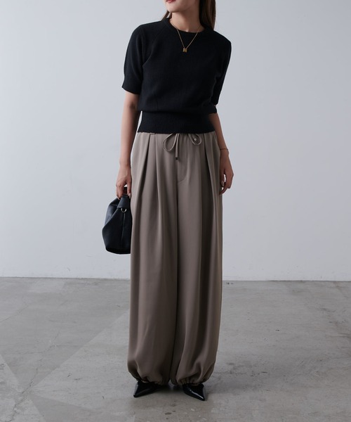 Lui's（ルイス）の「バルーンパンツ（その他パンツ・レディース・モカ/ブラック・FREE）」の15枚目の写真