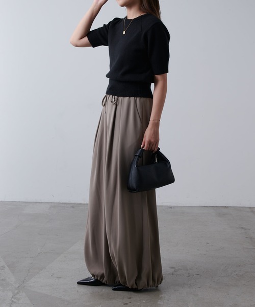 Lui's（ルイス）の「バルーンパンツ（その他パンツ・レディース・モカ/ブラック・FREE）」の16枚目の写真