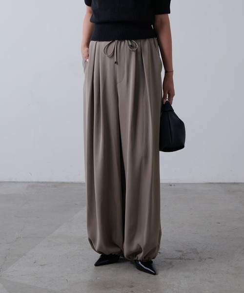 Lui's（ルイス）の「バルーンパンツ（その他パンツ・レディース・モカ/ブラック・FREE）」の9枚目の写真