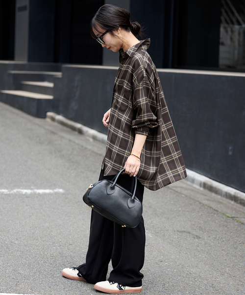 SLOBE IENA（スローブイエナ）の「ビエラチェックルーズシャツ