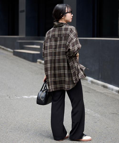 SLOBE IENA（スローブイエナ）の「ビエラチェックルーズシャツ