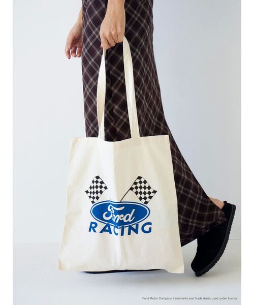 Ungrid（アングリッド）の「Fordロゴトートバッグ（トートバッグ・レディース・アイボリー・FREE）」の12枚目の写真