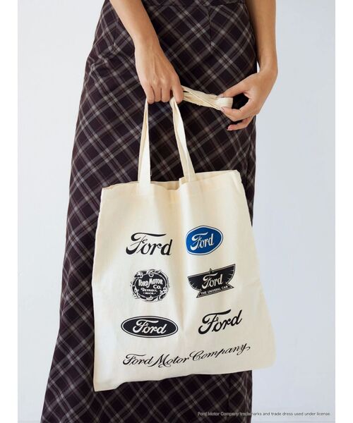 Ungrid（アングリッド）の「Fordロゴトートバッグ（トートバッグ・レディース・アイボリー・FREE）」の11枚目の写真